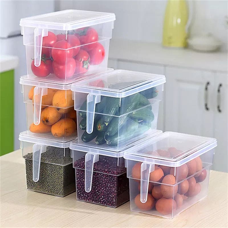 Kitchen Transparent PP Storage Box, Food Container Refrigerator Storage Box, Home Organizer Food Container, Grains Beans Storage Sealed Container Kitchen Transparent PP Storage Box, Food Container Refrigerator Storage Box, Home Organizer Food Container, Grains Beans Storage Sealed Container